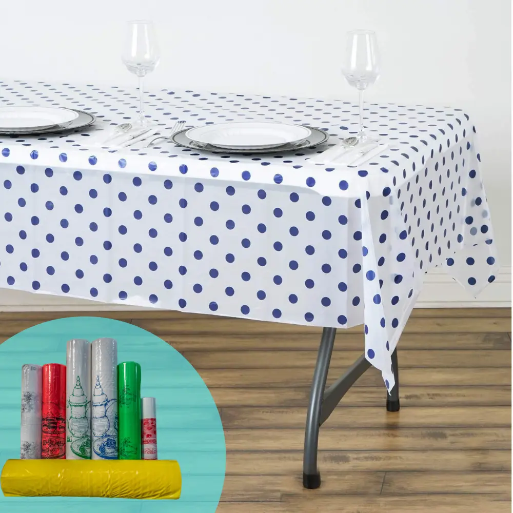 Sufra Roll Table Cover - Polyethylene Material - Various Colors and Designs